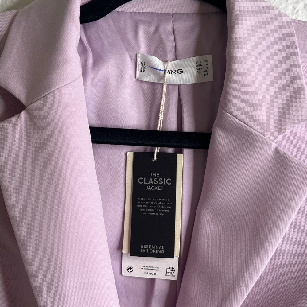 NWT Mango MNG The Classic Jacket Blazer Sz 4 - Picture 5 of 8